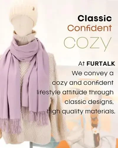 FURTALK PasModazoneina Shawl Wraps CasModazoneere Feel Blanket Scarves Fashion Scarf for Women Evening Wedding Bridesmaid Gifts - 2