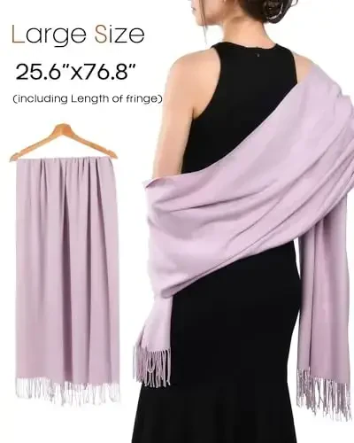 FURTALK PasModazoneina Shawl Wraps CasModazoneere Feel Blanket Scarves Fashion Scarf for Women Evening Wedding Bridesmaid Gifts - 4