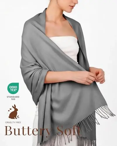 FURTALK PasModazoneina Shawl Wraps CasModazoneere Feel Blanket Scarves Fashion Scarf for Women Evening Wedding Bridesmaid Gifts - 3