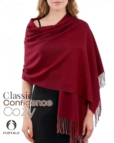 FURTALK PasModazoneina Shawl Wraps CasModazoneere Feel Blanket Scarves Fashion Scarf for Women Evening Wedding Bridesmaid Gifts - 3