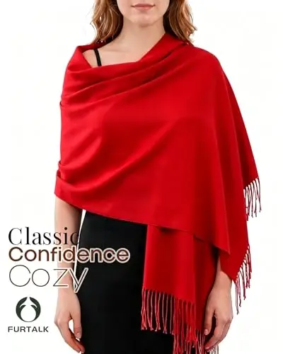 FURTALK PasModazoneina Shawl Wraps CasModazoneere Feel Blanket Scarves Fashion Scarf for Women Evening Wedding Bridesmaid Gifts - 3