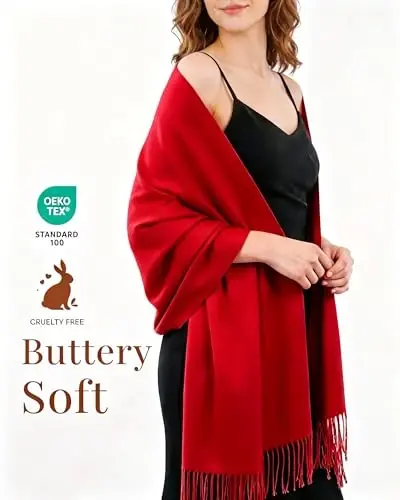 FURTALK PasModazoneina Shawl Wraps CasModazoneere Feel Blanket Scarves Fashion Scarf for Women Evening Wedding Bridesmaid Gifts - 4