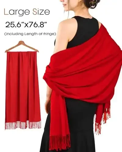 FURTALK PasModazoneina Shawl Wraps CasModazoneere Feel Blanket Scarves Fashion Scarf for Women Evening Wedding Bridesmaid Gifts - 3