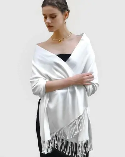 FURTALK PasModazoneina Shawl Wraps CasModazoneere Feel Blanket Scarves Fashion Scarf for Women Evening Wedding Bridesmaid Gifts - 3