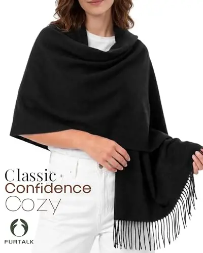 FURTALK PasModazoneina Shawl Wraps CasModazoneere Feel Blanket Scarves Fashion Scarf for Women Evening Wedding Bridesmaid Gifts - 3