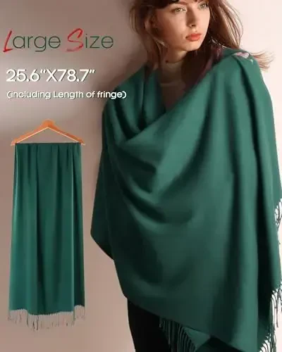 FURTALK PasModazoneina Shawl Wraps CasModazoneere Feel Blanket Scarves Fashion Scarf for Women Evening Wedding Bridesmaid Gifts - 4