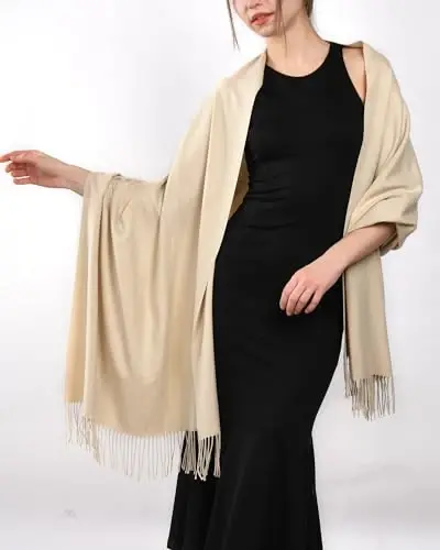 FURTALK PasModazoneina Shawl Wraps CasModazoneere Feel Blanket Scarves Fashion Scarf for Women Evening Wedding Bridesmaid Gifts - 3