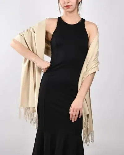 FURTALK PasModazoneina Shawl Wraps CasModazoneere Feel Blanket Scarves Fashion Scarf for Women Evening Wedding Bridesmaid Gifts - 4