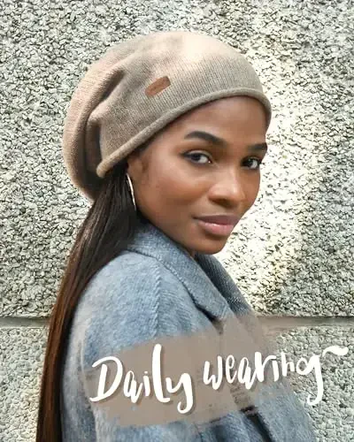 FURTALK Slouchy Beanies for Women Winter Hats Soft Warm Beanie Hat Ladies Knitting Skull Beanies - 3