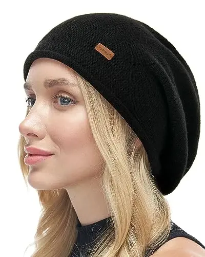 FURTALK Slouchy Beanies for Women Winter Hats Soft Warm Beanie Hat Ladies Knitting Skull Beanies - 1