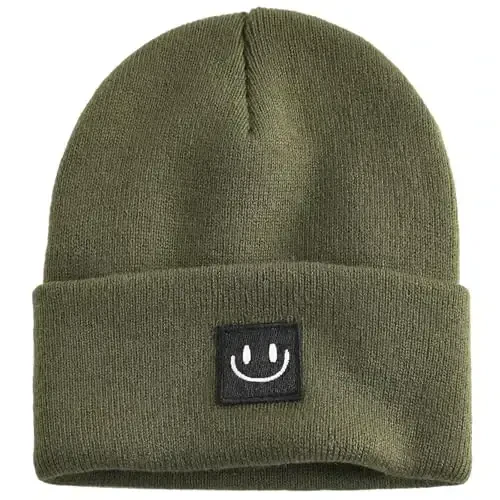 FURTALK Unisex Beanie for Women Men Knit Cuffed Winter Hats Soft Warm Cute Ski Skull Caps - 3