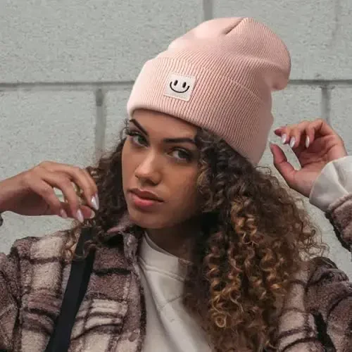 FURTALK Unisex Beanie for Women Men Knit Cuffed Winter Hats Soft Warm Cute Ski Skull Caps - 4