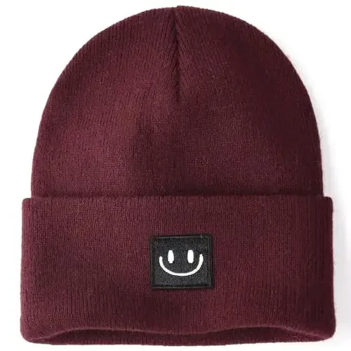 FURTALK Unisex Beanie for Women Men Knit Cuffed Winter Hats Soft Warm Cute Ski Skull Caps 