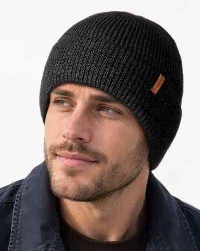 FURTALK Winter Hat for Men Women Fleece Lined Beanie Warm Outdoor Skull Cap | Dual-Layer Thermal Knit, Ultra-Soft Fleece Lining, Stretchy Fit Covers Ears, Christmas Gift for Cold Weather - 4