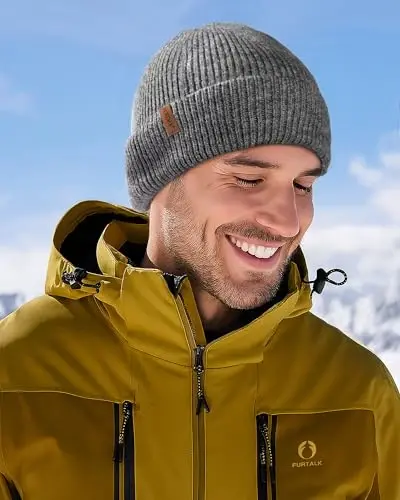 FURTALK Winter Hats for Men Women Fleece Lined Beanie Warm Cuffed Outdoor Skull Cap - 2