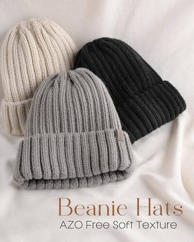 FURTALK Winter Hats for Women 2023 Knitted Beanie Fashinable Winter Skull Caps - 5