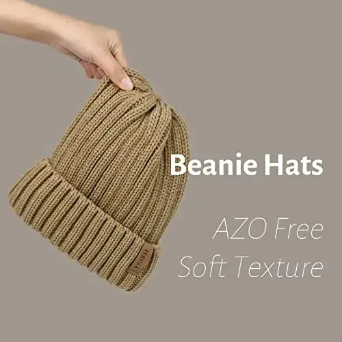 FURTALK Winter Hats for Women Fleece Lined Beanie Knit Chunky Womens Snow Cap - 2