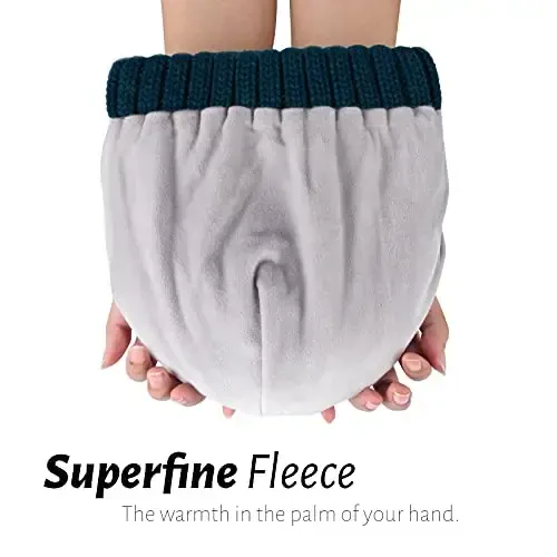 FURTALK Winter Hats for Women Fleece Lined Beanie Knit Chunky Womens Snow Cap - 3