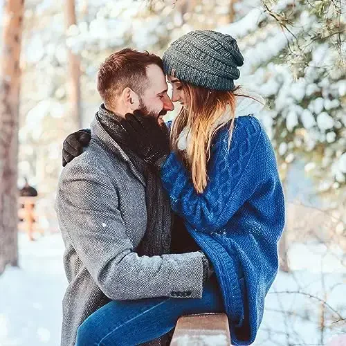 FURTALK Winter Hats for Women Fleece Lined Knit Beanie Hats Slouchy Warm Beanies Ski Skull Cap - 4