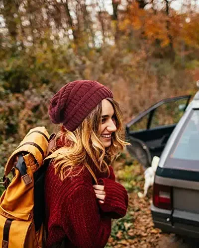 FURTALK Winter Hats for Women Fleece Lined Knit Beanie Hats Slouchy Warm Beanies Ski Skull Cap - 6