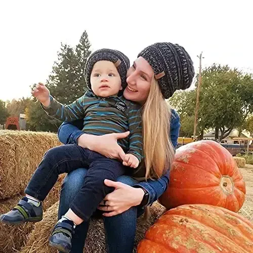 FURTALK Winter Hats for Women Fleece Lined Knit Beanie Hats Slouchy Warm Beanies Ski Skull Cap - 4