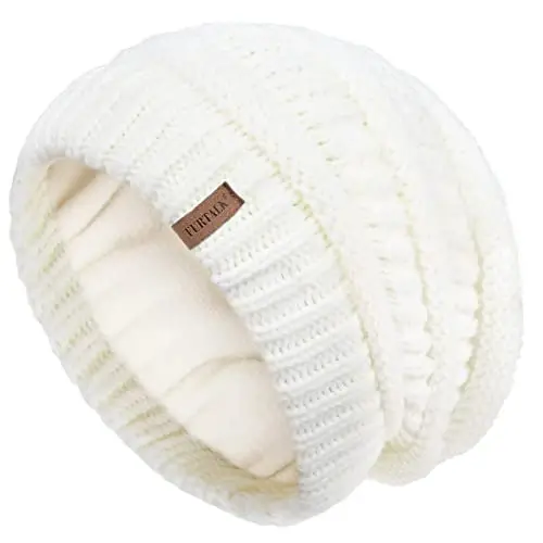 FURTALK Winter Hats for Women Fleece Lined Knit Beanie Hats Slouchy Warm Beanies Ski Skull Cap - 1