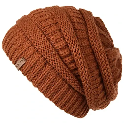 FURTALK Womens Winter Knit Slouchy Beanie Hat Warm Knitted Skull Ski Cap Hats for Women - 1