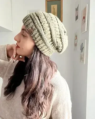 FURTALK Womens Winter Knit Slouchy Beanie Hat Warm Knitted Skull Ski Cap Hats for Women - 5