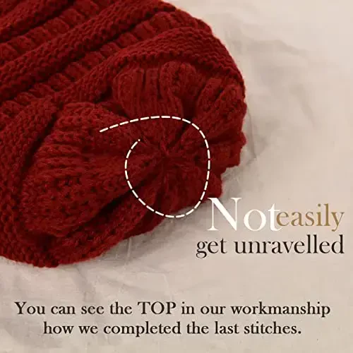 FURTALK Womens Winter Knit Slouchy Beanie Hat Warm Knitted Skull Ski Cap Hats for Women - 4