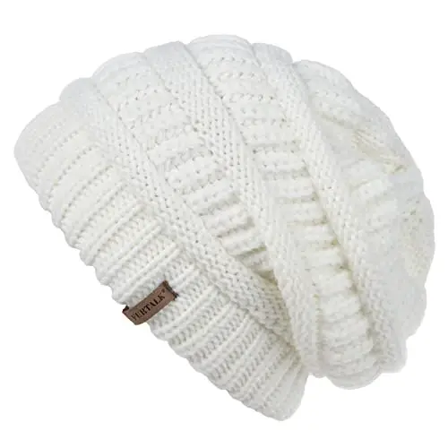 FURTALK Womens Winter Knit Slouchy Beanie Hat Warm Knitted Skull Ski Cap Hats for Women 