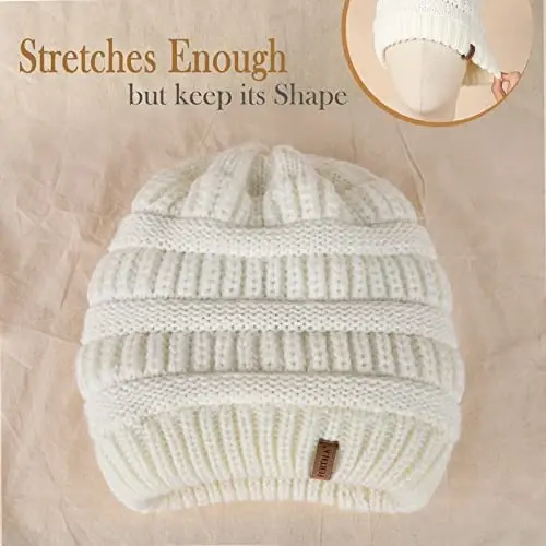 FURTALK Womens Winter Knit Slouchy Beanie Hat Warm Knitted Skull Ski Cap Hats for Women - 3