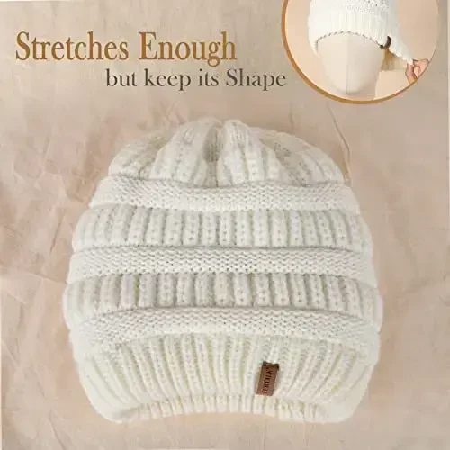 FURTALK Womens Winter Knit Slouchy Beanie Hat Warm Knitted Skull Ski Cap Hats for Women - 3