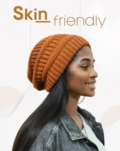 FURTALK Womens Winter Knit Slouchy Beanie Hat Warm Knitted Skull Ski Cap Hats for Women - 5