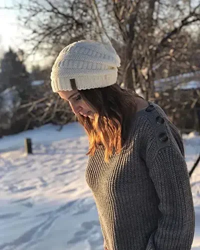 FURTALK Womens Winter Knit Slouchy Beanie Hat Warm Knitted Skull Ski Cap Hats for Women - 6