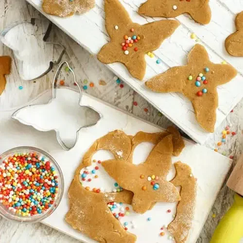 FUSOTO 6 dona Butterfly Cookie Cutters to'plami, 3 dyuymli kapalak shaklidagi pechene to'sari, pishirish uchun zanglamaydigan po'latdan yasalgan pechene to'sarlari, uy qurilishi pechenesi, biskvit, xamir uchun kapalak shaklidagi pishirish asbobi - 4