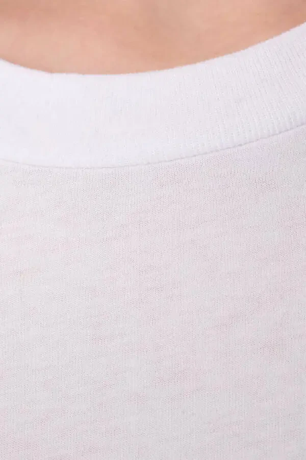 Футболка базовая оверсайз с короткими рукавами P0730-j6j7y4 - 3