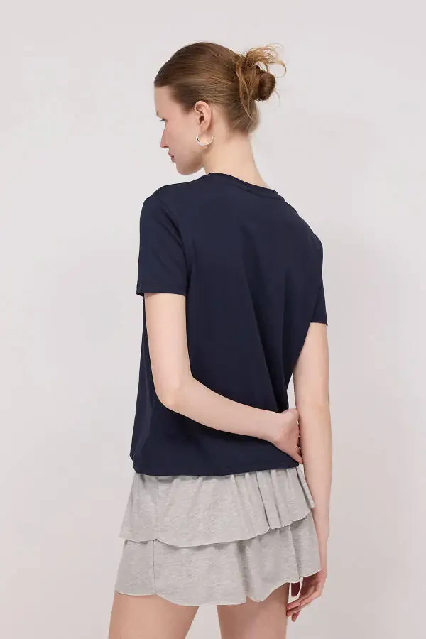 Футболка базовая с круглым вырезом P4322 - 5