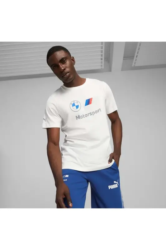 Футболка BMW MMS ESS Logo БЕЛАЯ Мужская - 3