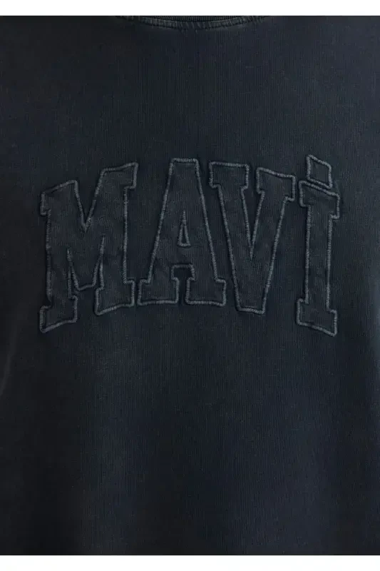 Футболка черная с принтом Loose Fit / Свободный крой 1 - 6