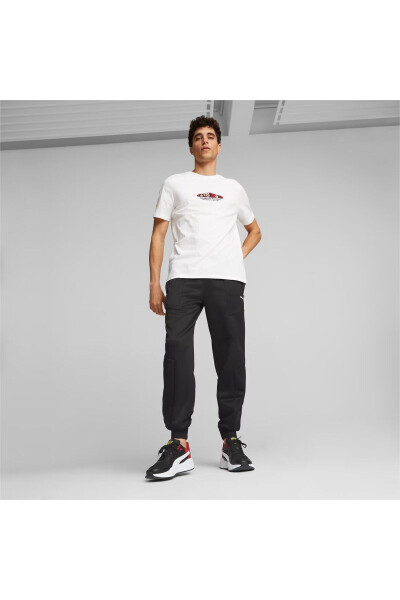 Футболка Ferrari Race Graphic Tee 1 БЕЛАЯ Мужская - 3