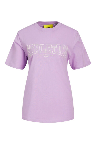 Футболка Jack Jones Jxınez Rlx Ss Tee Jrs фиолетового цвета - JACK & JONES