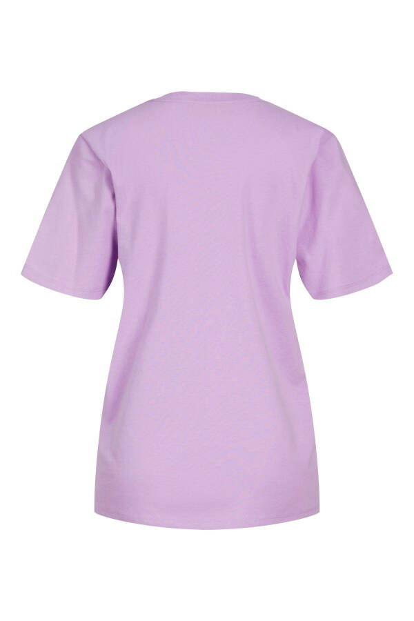 Футболка Jack Jones Jxınez Rlx Ss Tee Jrs фиолетового цвета - 4