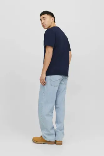 Футболка JJECORP LOGO TEE PLAY SS O-NECK NOOS СИНИЙ - 3