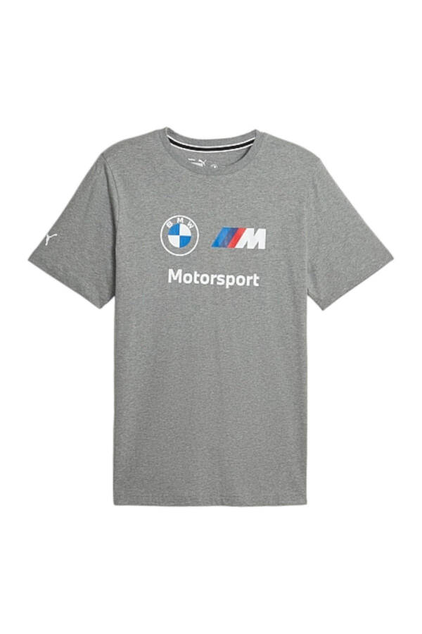 Футболка мужская BMW MMS ESS Logo серая - 10