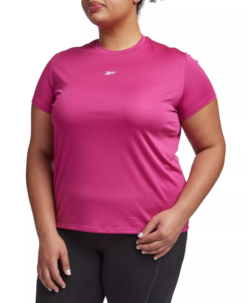 Футболка с коротким рукавом Plus Size Performance Tech Semi Proud Pink - 1