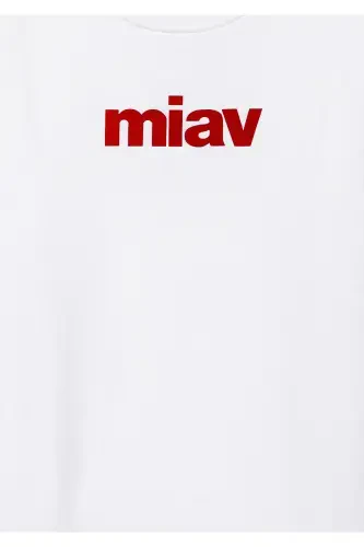 Футболка с принтом «Мяу» - 6