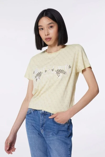 Футболка Ss West из хлопка с обычной посадкой W4GI48K9RM1 - GUESS