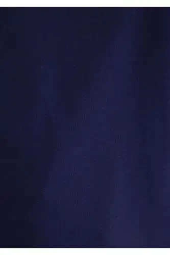 Футболка тёмно-синяя с принтом 