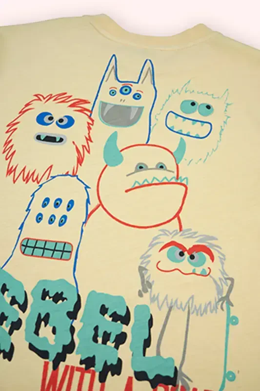 Футболка жёлтая с принтом для мальчика. - 4