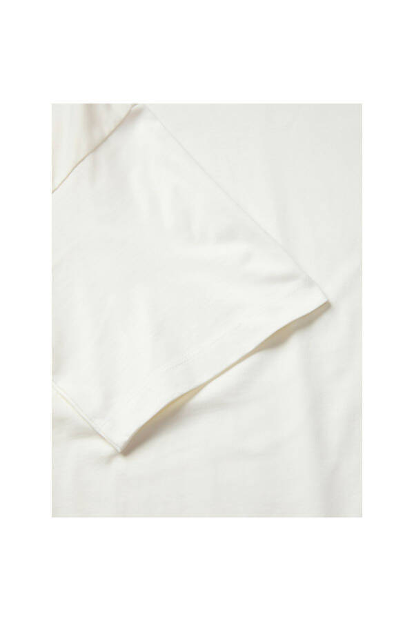 Футболка женская Jack Jones Jxvalerıa Ovs Ss Tee Jrs Sn бежевая - 5